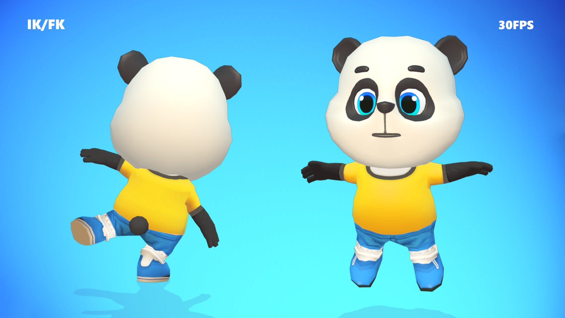Panda Bear Animations Rig 3D - TurboSquid 1700875