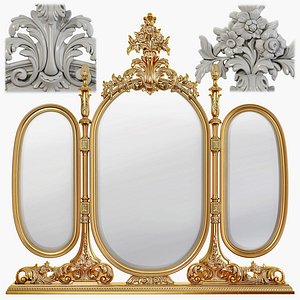 3D Classic mirror 21 model