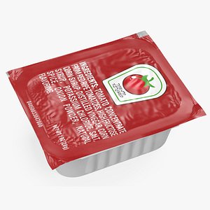 3D Tomato Ketchup Mini Sauce Pot
