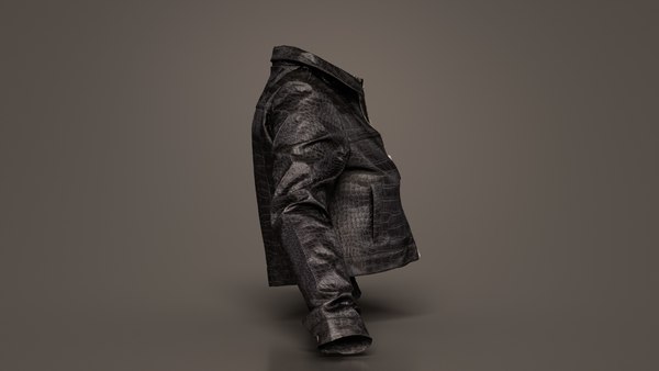 modelo 3d Chaqueta de vinilo de cocodrilo remasterizada TurboSquid