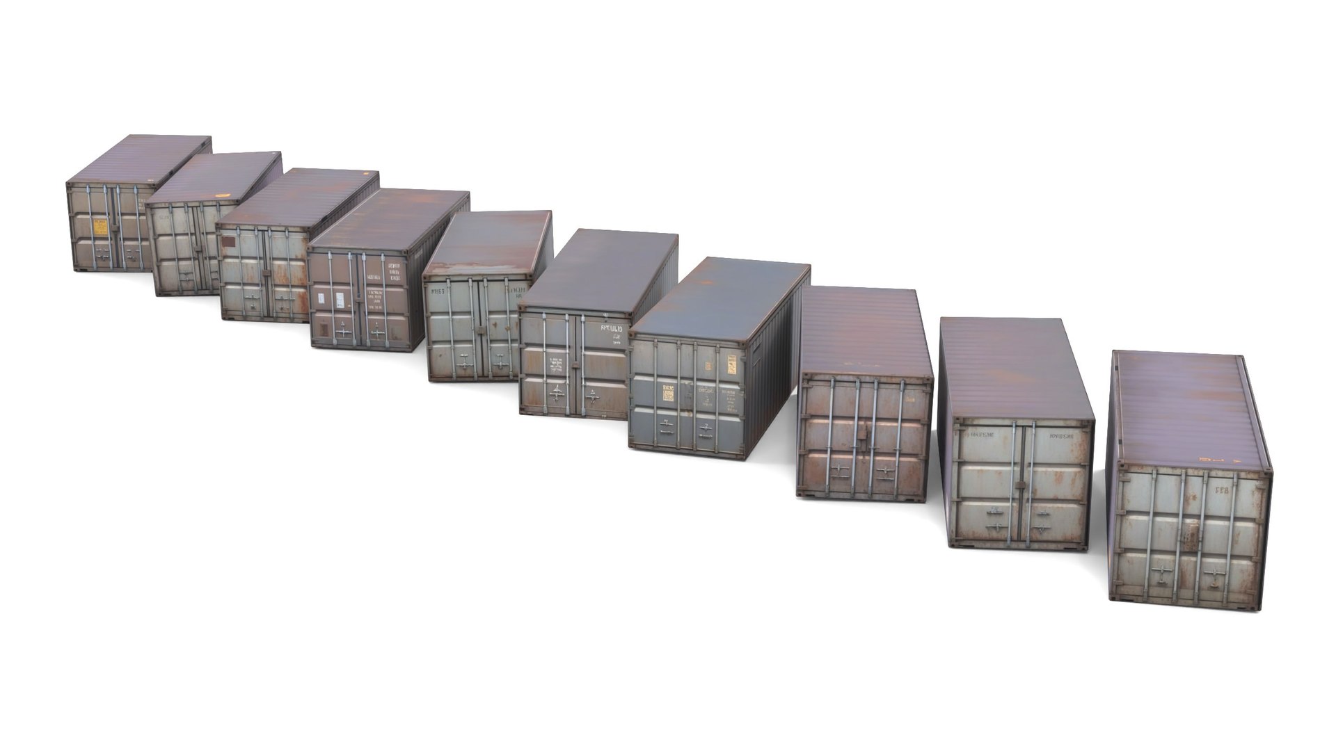 Containers 3D Model - TurboSquid 2210822
