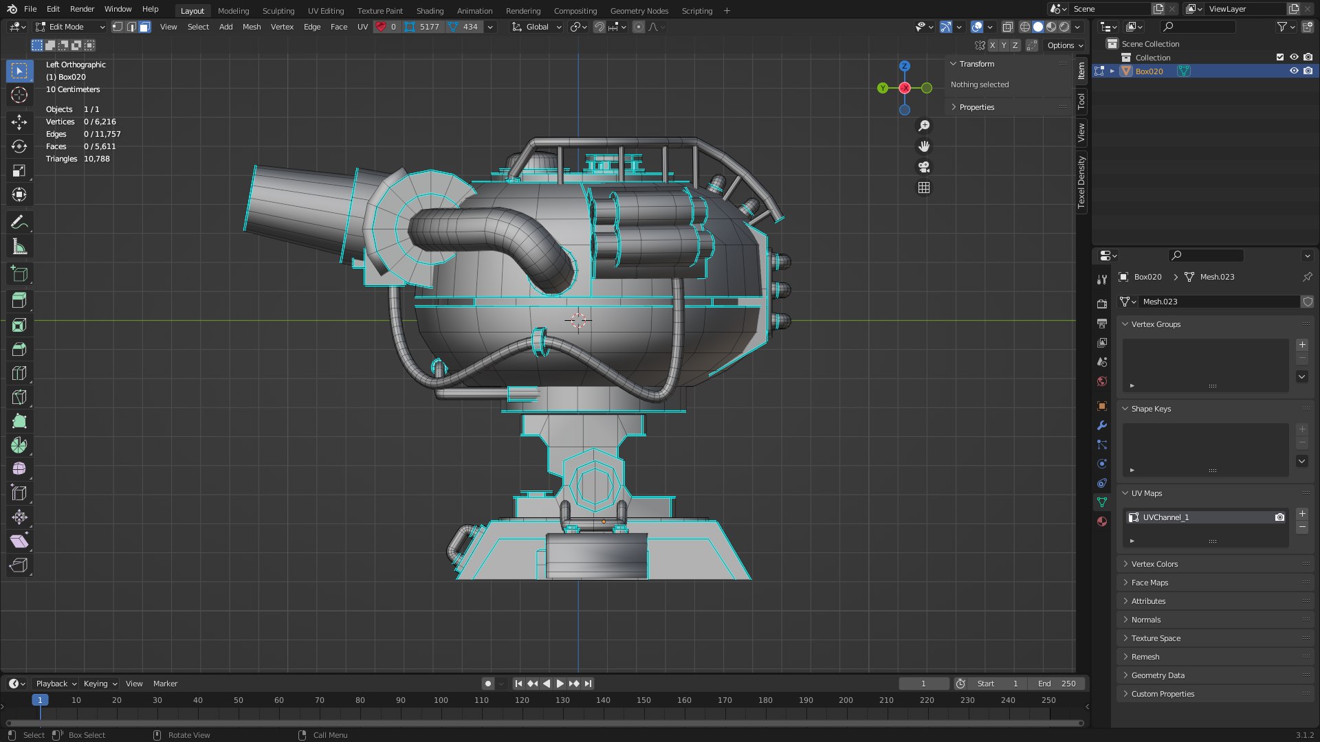 Teapot Turret Model TurboSquid 2021307