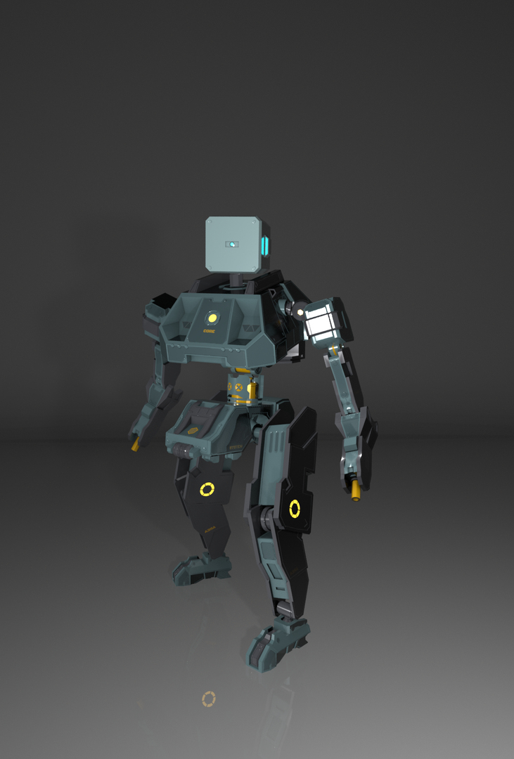 Sci-fi Humanoid Robot RH4 3D - TurboSquid 1998993