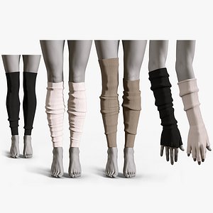 gloves socks 3D model