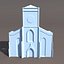 Church Low Poly 3d Model