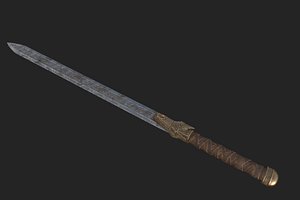 Dragon Sword - Game Ready 3D model