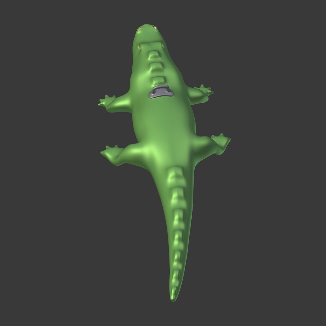 Inflatable Crocodile 3D - TurboSquid 1290322