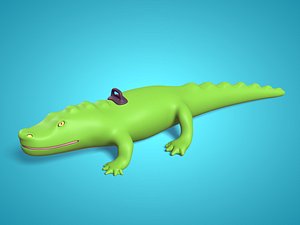 inflatable crocodile 3D