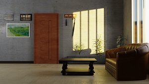 Wooden Door Pack 3D model
