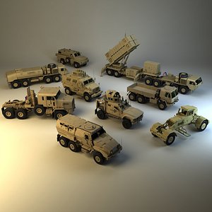 3d vehicles army