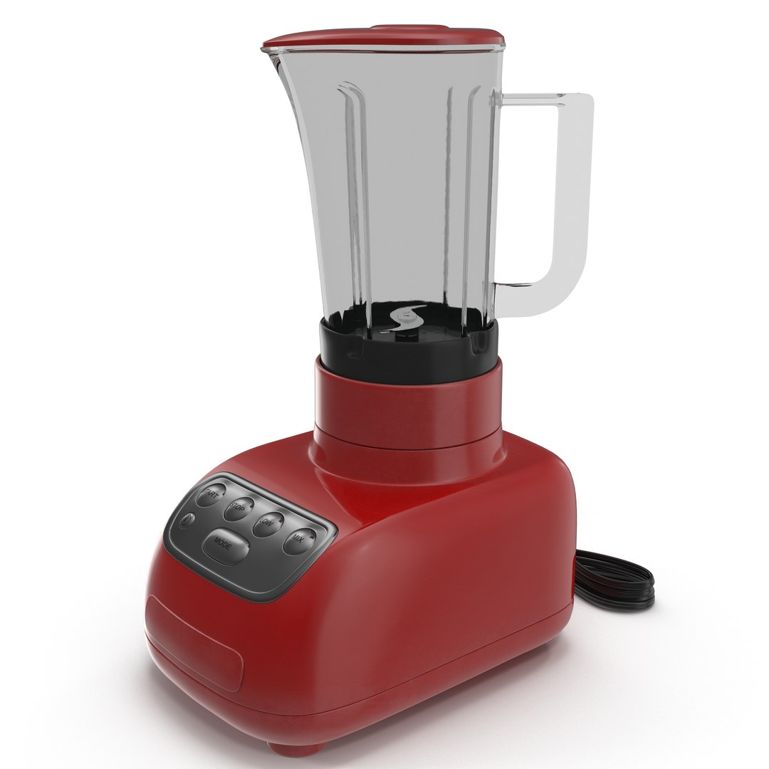 Blender Red 3D Model 3D model preview
