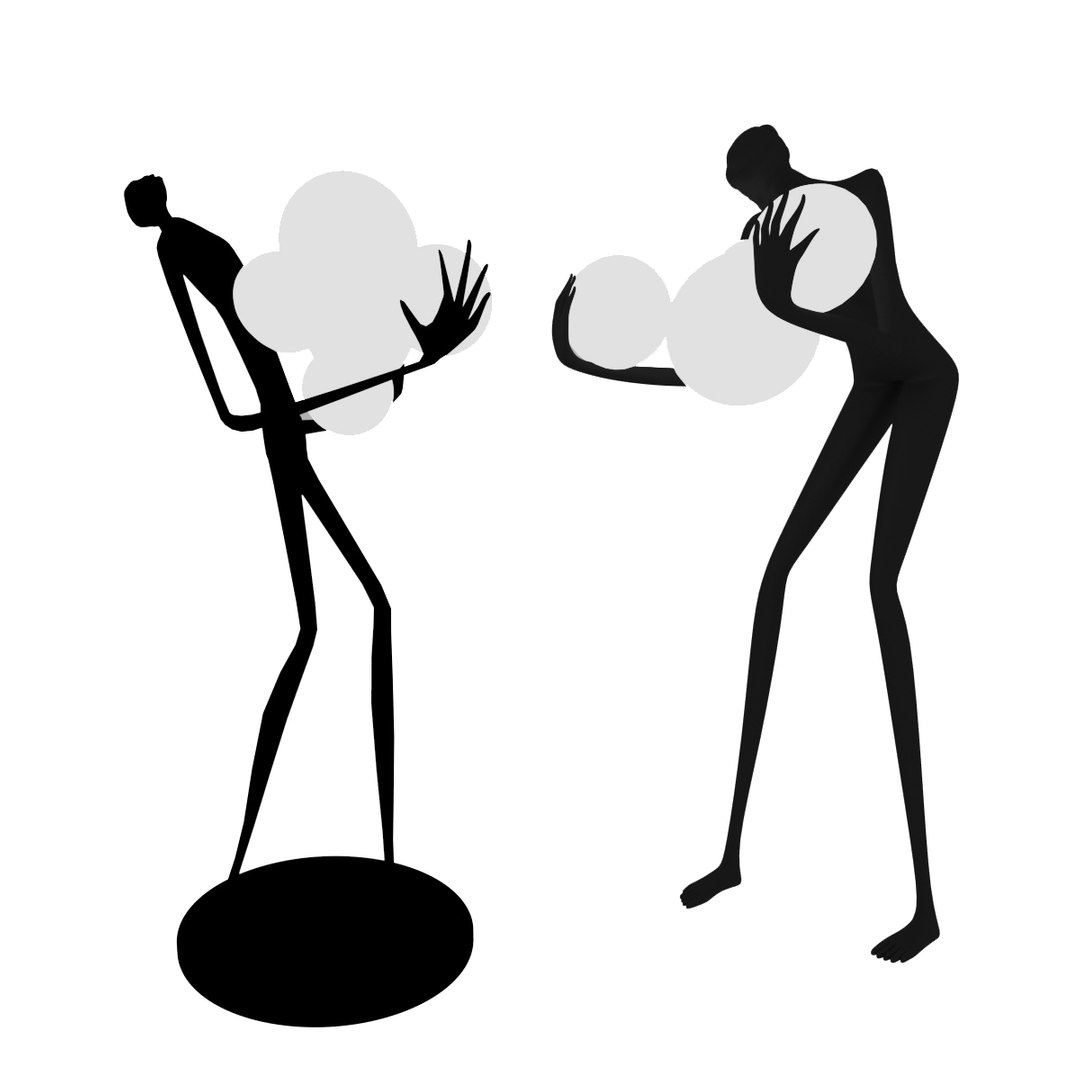 3D Human Sculpture Lamp Set 2 In 1 3D Model TurboSquid 1936628