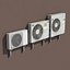 Air conditioning PACK  Low Poly 3d Modle