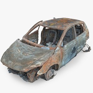 Burned Car Wreck 10