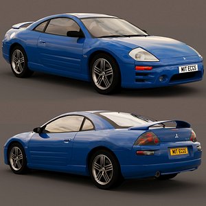 mitsubishi eclipse GTS 2003 3D model