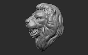 3D Lion head