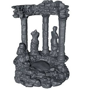 3d ancient ruin model
