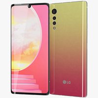 LG Velvet Illusion Sunset