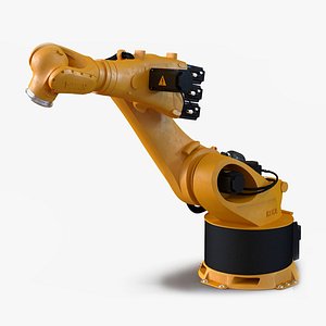 Kuka Robot Kr 360 Fortec Industrial Robot Rigged for Cinema 4D