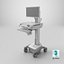 Capsa Healthcare Medical Computer Cart White