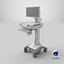 Capsa Healthcare Medical Computer Cart White
