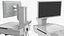 Capsa Healthcare Medical Computer Cart White