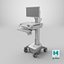 Capsa Healthcare Medical Computer Cart White