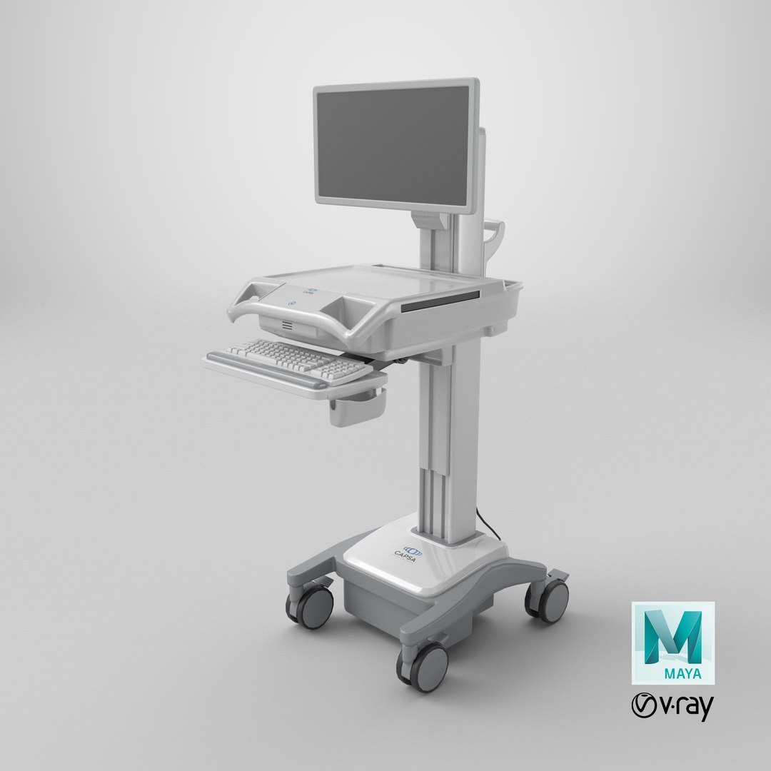 Capsa Healthcare Medical Computer Cart White 3D https://p.turbosquid.com/ts-thumb/2V/xYwTrI/pa/stemcell_maya_vray_render/png/1769470457/1920x1080/fit_q87/d3fc801732af25348e587d3bf31f0c5b0848bd93/stemcell_maya_vray_render.jpg