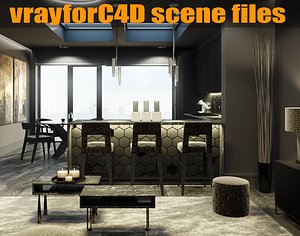VrayforC4D files - LONDON LUXURY APARTMENT