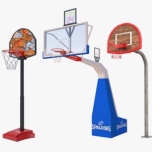 Basketball Hoops 3D Models Collection 3D