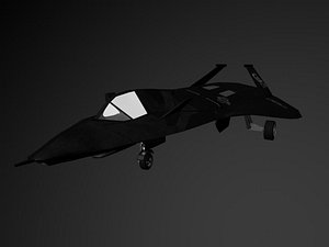3d f19 stealth fighter f-19 model