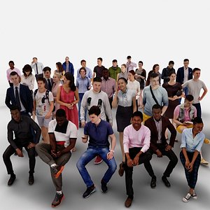 40X REAL 3D PEOPLE MAXPACK 2