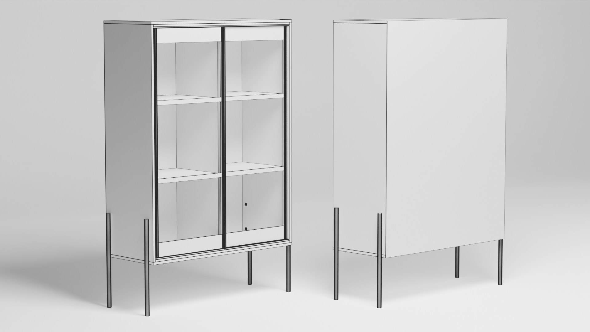 3D Scandinavian Display TurboSquid 1723860