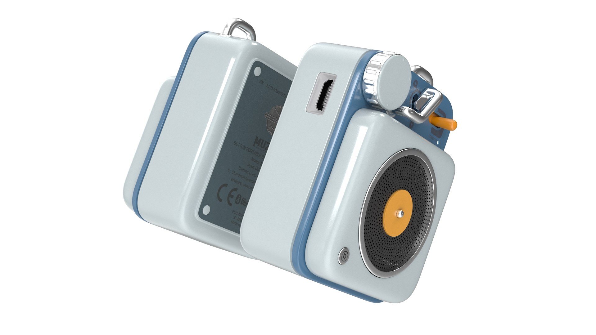 Muzen Button Mini Speaker 3D - TurboSquid 2246389