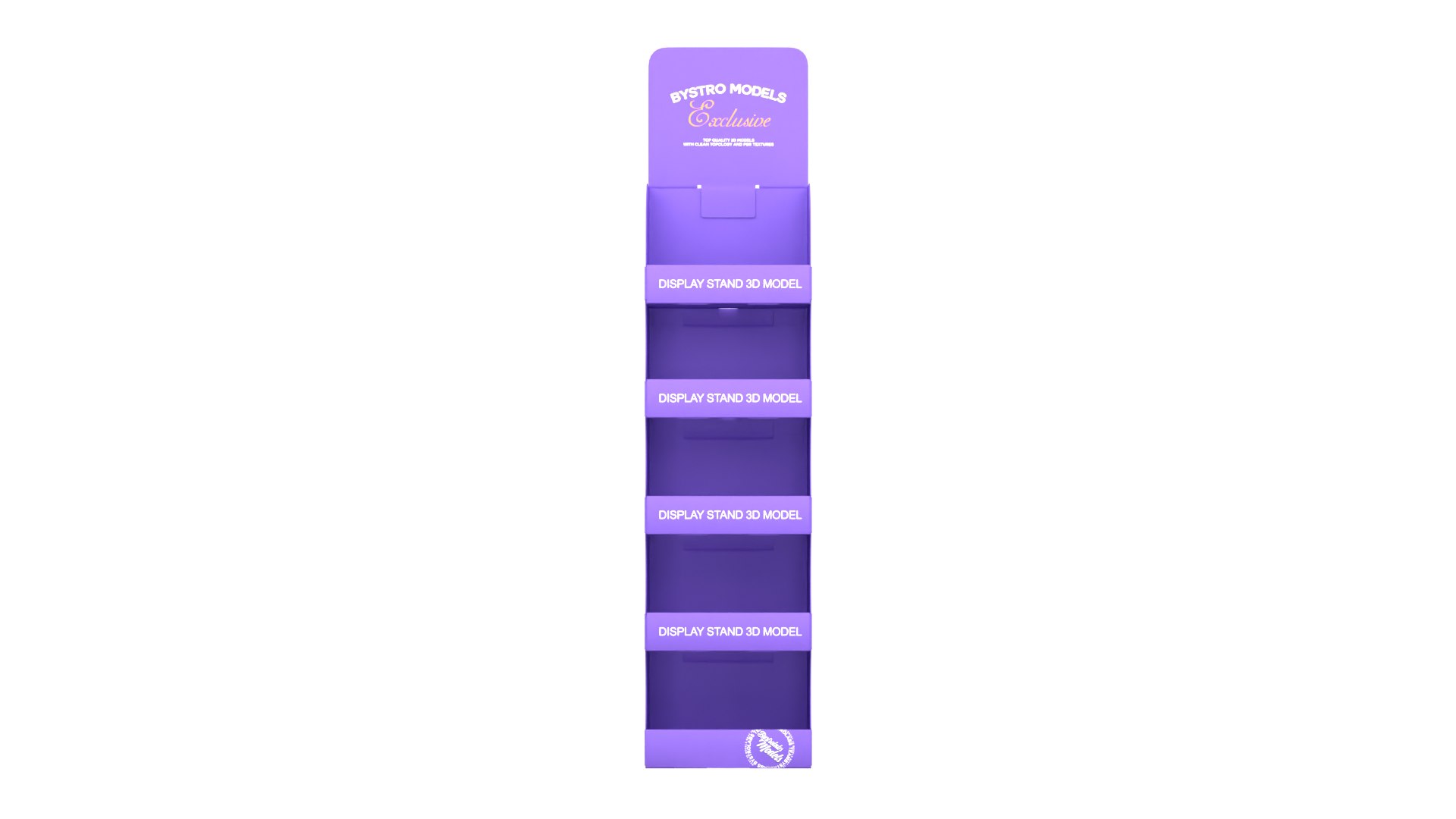 3D model Product display stand https://p.turbosquid.com/ts-thumb/2W/FaGv8y/pV/9/jpg/1743205226/1920x1080/fit_q87/b8bc6c9c64b972ef752178384d2dd2e0bc7d65ff/9.jpg