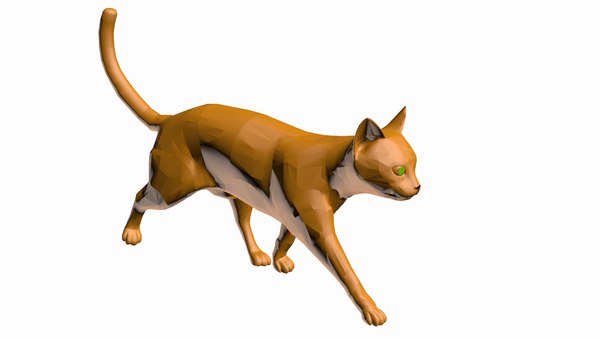 3D model cat