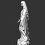 Virgin Mary Statue V3 print