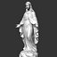 Virgin Mary Statue V3 print