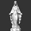 Virgin Mary Statue V3 print