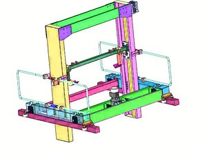 Gantry Crane Electroplating Line   Electric Rolling Drum Plating Machine for Screws Nails Bolts model