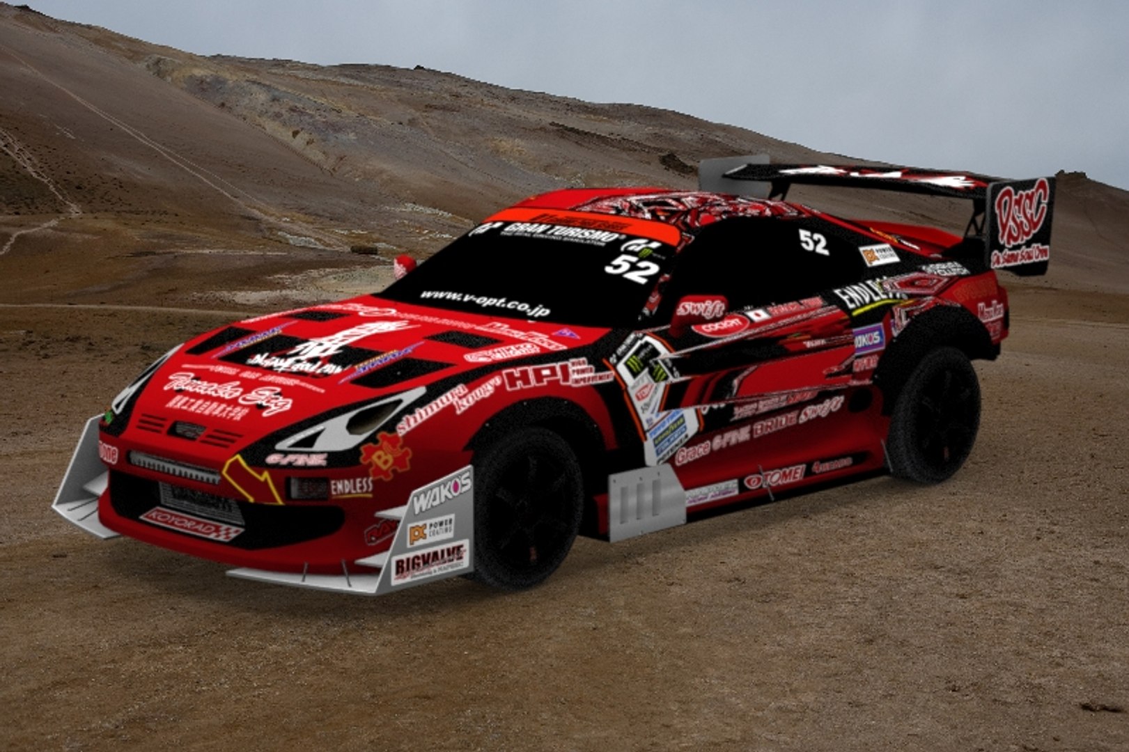 Racing Car D1 52 Model - TurboSquid 1395694