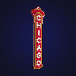 Chicago Theatre Sign