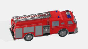 3D model Fire truck