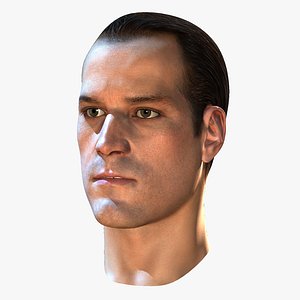 male head rendering 3d max