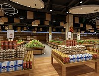 Supermarket Grocery Store Interior