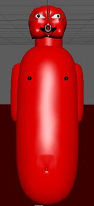 3d model devil punching bag