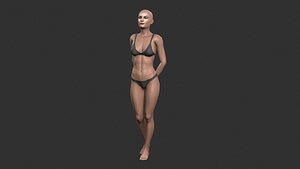 Beautiful Woman -Rigged 3d character 3D