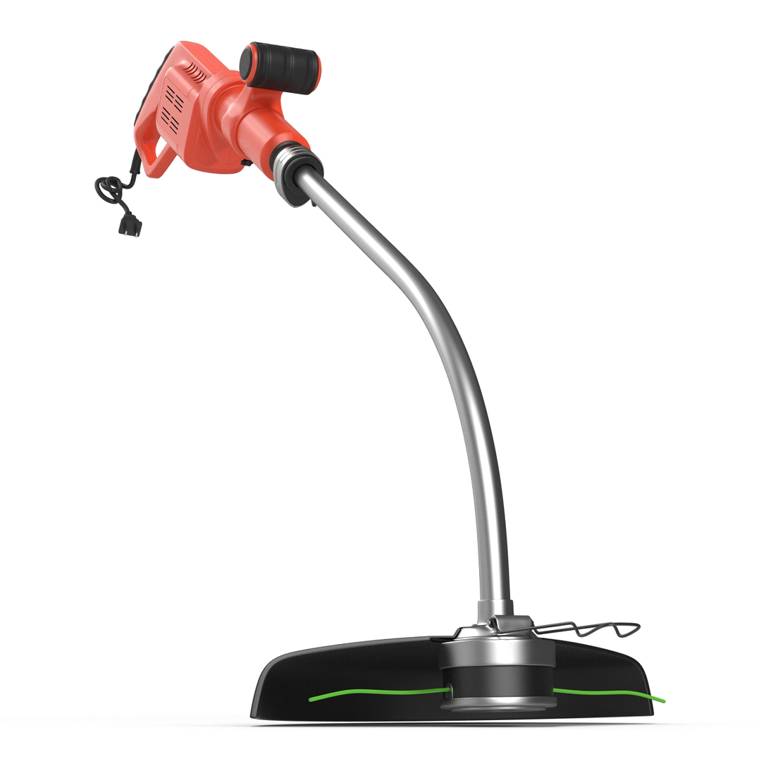 3d model electric lawn trimmer modeled