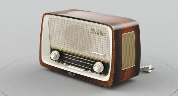 Modello 3D Radio d'epoca - TurboSquid 1118714