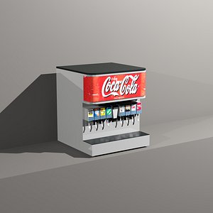 3d restaurant beverage dispenser